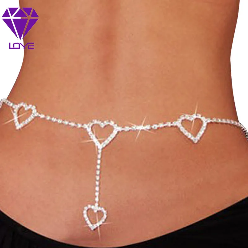 Rhinestone love heart shaped waist chain body chain fashion Europe and America wild waist jewelry
Rhinestone love heart shaped waist chain body chain fashion Europe and America wild waist jewelry