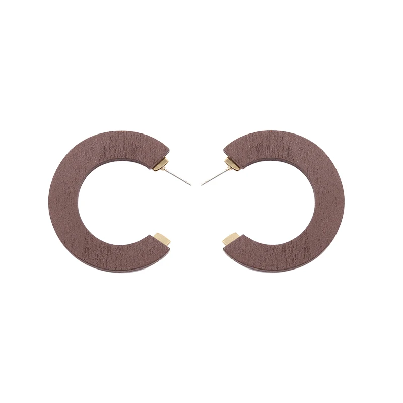 STRATHSPEY Earrings For Women Brincos Pendientes Boucle D'oreille Fashion Trendy Brown Wooden Set C Hoop Metal Earring Jewelry
STRATHSPEY Earrings For Women Brincos Pendientes Boucle D'oreille Fashion Trendy Brown Wooden Set C Hoop Metal Earring Jewelry