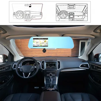 1080P Car Camera Recorder 5" Android Smart System GPS Navigation Rearview Mirror DVR Dual Lens Front Rear Detection Night Vision
1080P Car Camera Recorder 5" Android Smart System GPS Navigation Rearview Mirror DVR Dual Lens Front Rear Detection Night Vision