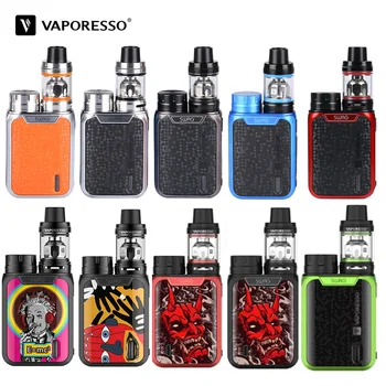 Original Vaporesso Swag Electronic Cigarette With 80W TC Box Mod Vape 3.5ml NRG Tank GT CCELL Coil Head Vaporizer
Original Vaporesso Swag Electronic Cigarette With 80W TC Box Mod Vape 3.5ml NRG Tank GT CCELL Coil Head Vaporizer