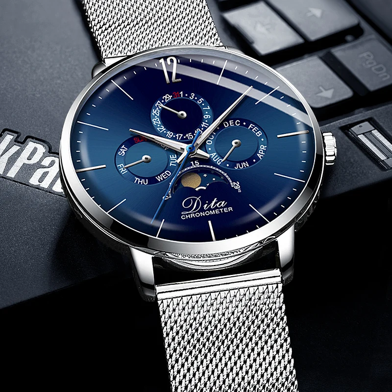 New Mens Watches Male Fashion Top Brand Luxury Stainless Steel Blue Quartz Watch Men Casual Sport Waterproof Watch Relojes
New Mens Watches Male Fashion Top Brand Luxury Stainless Steel Blue Quartz Watch Men Casual Sport Waterproof Watch Relojes