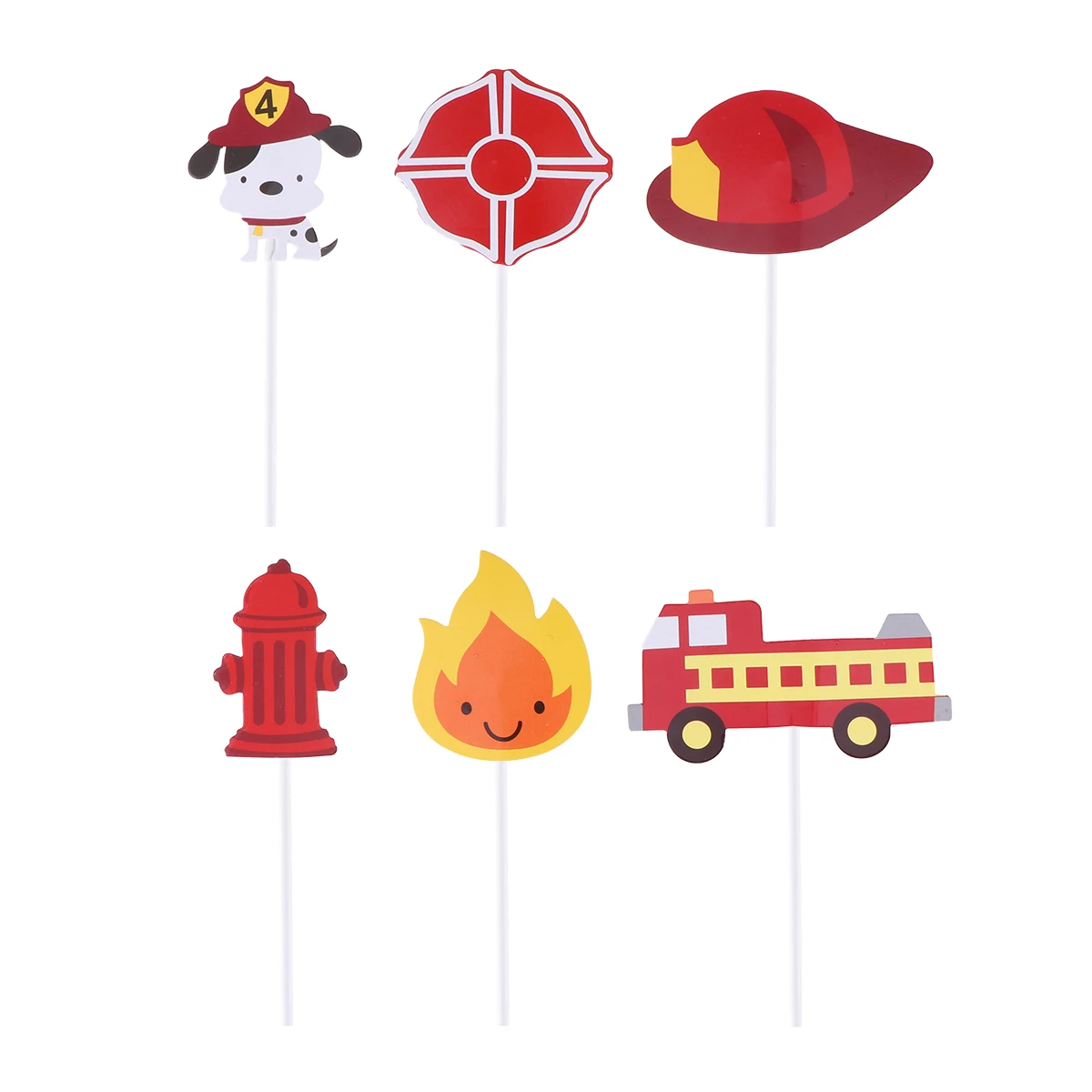 30pcs Fire Theme Cupcake Toppers Firefighter Fireman Fire Truck Cake Toppers Cake Picks for Baby Shower Kids Birthday Party
30pcs Fire Theme Cupcake Toppers Firefighter Fireman Fire Truck Cake Toppers Cake Picks for Baby Shower Kids Birthday Party