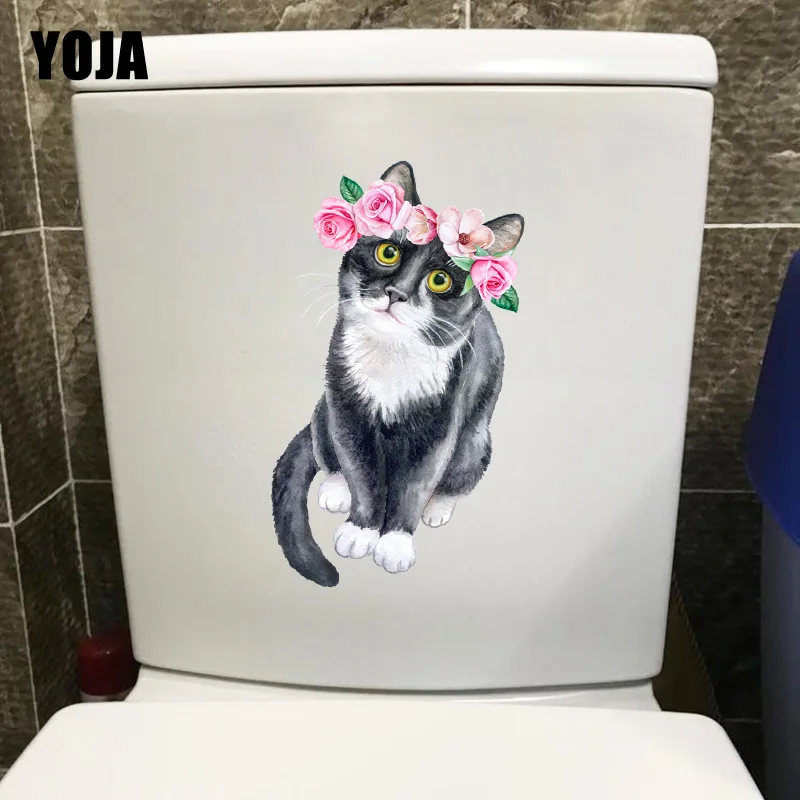 YOJA 11,1*19 см венок Кот прекрасный животное Toiltte украшение туалетный стикер Художественные настенные наклейки T1-0203
YOJA 11,1*19 см венок Кот прекрасный животное Toiltte украшение туалетный стикер Художественные настенные наклейки T1-0203