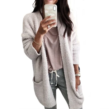 2018 fashion autumn winter solid loose long Coats long sleeve women clothes Cardigan Pockets Ladies outwear long Tops Cheap thin
2018 fashion autumn winter solid loose long Coats long sleeve women clothes Cardigan Pockets Ladies outwear long Tops Cheap thin
