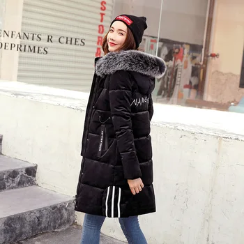 2020 Plus size Women Winter Down Parka Big Fur Collar Hooded Long Padded Jacket Female Velvet Fashion Thick Warm Overcoat L-6XL
2020 Plus size Women Winter Down Parka Big Fur Collar Hooded Long Padded Jacket Female Velvet Fashion Thick Warm Overcoat L-6XL
