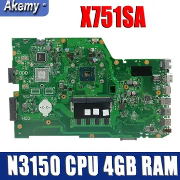 X751SA 4 cores N3150 CPU 4GB RAM Laptop motherboard For Asus X751S X751SJ X751SV mainboard Tested Working free shipping
X751SA 4 cores N3150 CPU 4GB RAM Laptop motherboard For Asus X751S X751SJ X751SV mainboard Tested Working free shipping