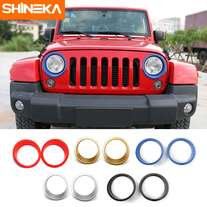 SHINEKA Angry Front Head Lamp Eye Decoration Cover Bezels Front Head light Cover Trim for Jeep Wrangler JK 2007+
SHINEKA Angry Front Head Lamp Eye Decoration Cover Bezels Front Head light Cover Trim for Jeep Wrangler JK 2007+