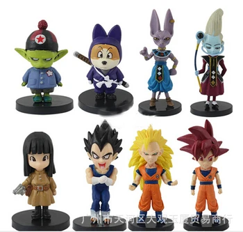 8PCS/LOT Japan Anime Dragon Ball Z Action Figures Dragon Ball SON GOKU Great Saiyaman Anime Figure Brinquedos Free shipping
8PCS/LOT Japan Anime Dragon Ball Z Action Figures Dragon Ball SON GOKU Great Saiyaman Anime Figure Brinquedos Free shipping
