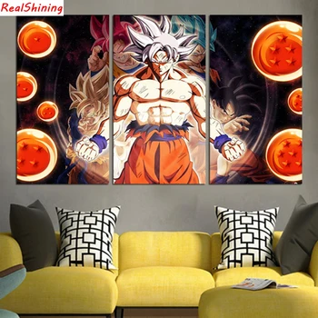 3pcs/set Dragon Ball Diy Diamond Painting Full Square Mosaic Resin Handmade Embroidery Mosaic 5D Cross Stitch Kits H1356
3pcs/set Dragon Ball Diy Diamond Painting Full Square Mosaic Resin Handmade Embroidery Mosaic 5D Cross Stitch Kits H1356