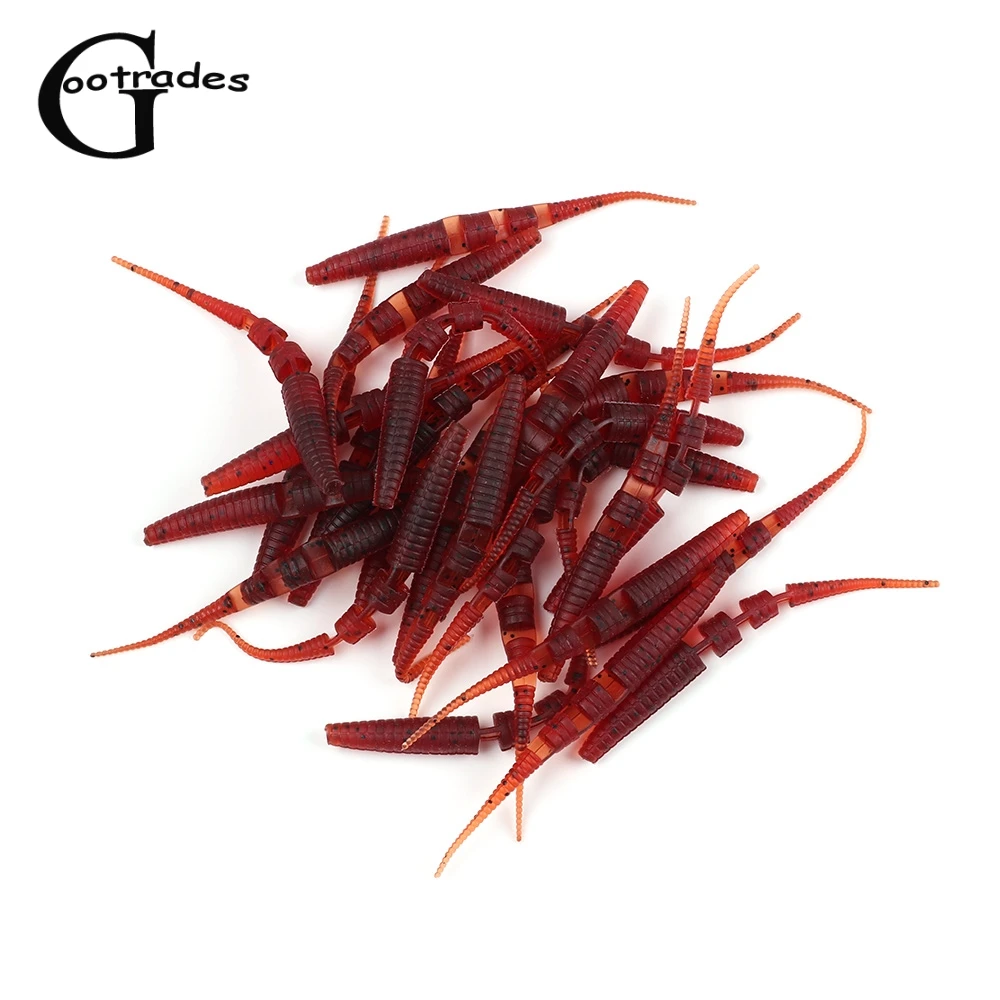 30 PCs/Lot 8.5cm Soft Fishing Lures Plastic Lure Long Tail Artificial Worm Bait for Pike and Bass Capuchin Maggot
30 PCs/Lot 8.5cm Soft Fishing Lures Plastic Lure Long Tail Artificial Worm Bait for Pike and Bass Capuchin Maggot
