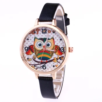 Fashion Hot Women Wristwatch Clock Quartz PU Leather Owl Colorful Ladies Watch relogio feminino
Fashion Hot Women Wristwatch Clock Quartz PU Leather Owl Colorful Ladies Watch relogio feminino