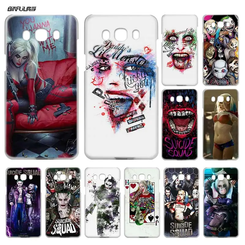 New Suicide Squad Joker Harley Quinn Case for Samsung Galaxy J1 J3 J5 J7 2016 2017 J5 J7 Prime Hard PC Fundas Capa Phone Cover
New Suicide Squad Joker Harley Quinn Case for Samsung Galaxy J1 J3 J5 J7 2016 2017 J5 J7 Prime Hard PC Fundas Capa Phone Cover
