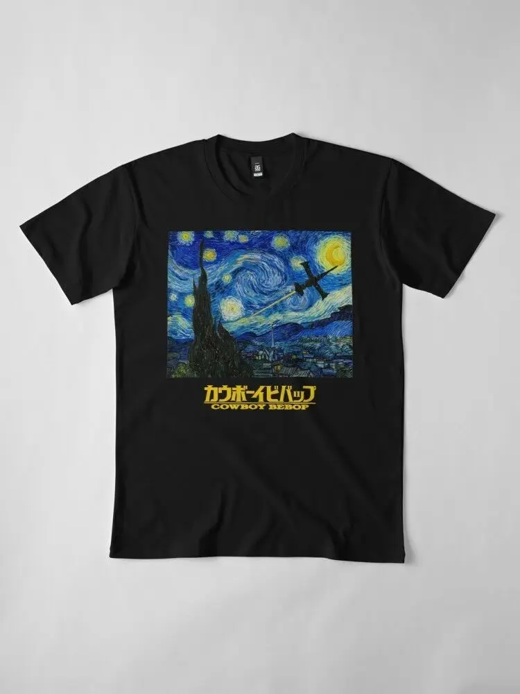 Cowboy Bebop X Van Gogh Swordfish In A Starry Night Black 2019 New Cotton Short Sleeve Hip Hop Fashion O-Neck Casual T Shirt
Cowboy Bebop X Van Gogh Swordfish In A Starry Night Black 2019 New Cotton Short Sleeve Hip Hop Fashion O-Neck Casual T Shirt