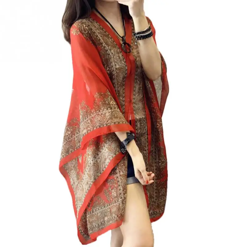 Women Female Scarf Shawl Poncho Printed Sunscreen Scarf Sun Protection Shawl Beach Shawl Bikini Cover Soft Comfortable Free Size
Women Female Scarf Shawl Poncho Printed Sunscreen Scarf Sun Protection Shawl Beach Shawl Bikini Cover Soft Comfortable Free Size