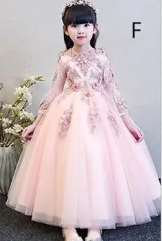 2019 High Quality Handmade Pink Flower wedding Girl Dress Lace applique Long evening Dress Princess Trailing ball Gown dresses
2019 High Quality Handmade Pink Flower wedding Girl Dress Lace applique Long evening Dress Princess Trailing ball Gown dresses