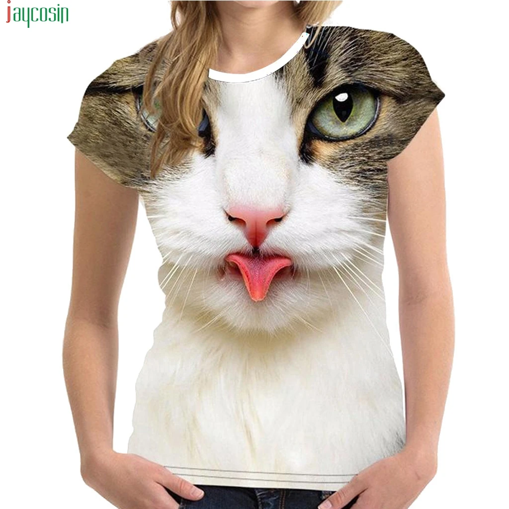 JAYCOSIN Unisex t shirt women funny 3D Print Animal Summer Short Sleeve Ladies T-Shirts Top female T-shirts for women Clothing
JAYCOSIN Unisex t shirt women funny 3D Print Animal Summer Short Sleeve Ladies T-Shirts Top female T-shirts for women Clothing