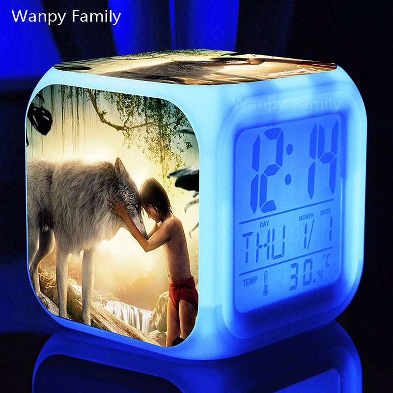 Jungle Book and Wolves Alarm Clocks,Glowing LED Color Change alarm clocks Kids Birthday Gift Multifunctio digital alarm clocks
Jungle Book and Wolves Alarm Clocks,Glowing LED Color Change alarm clocks Kids Birthday Gift Multifunctio digital alarm clocks