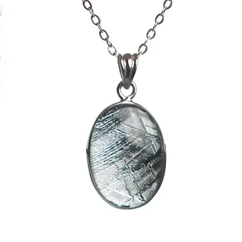 Genuine Natural Gibeon Iron Meteorite Silver Moldavite Pendant Women Necklace Fashion Pendant 19*14*6mm
Genuine Natural Gibeon Iron Meteorite Silver Moldavite Pendant Women Necklace Fashion Pendant 19*14*6mm