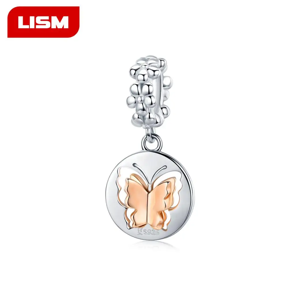 Biocolor Rose Gold Color Butterfly Pendant Charm fit for Original Women Silver Bracelet Sterling Silver Jewelry
Biocolor Rose Gold Color Butterfly Pendant Charm fit for Original Women Silver Bracelet Sterling Silver Jewelry