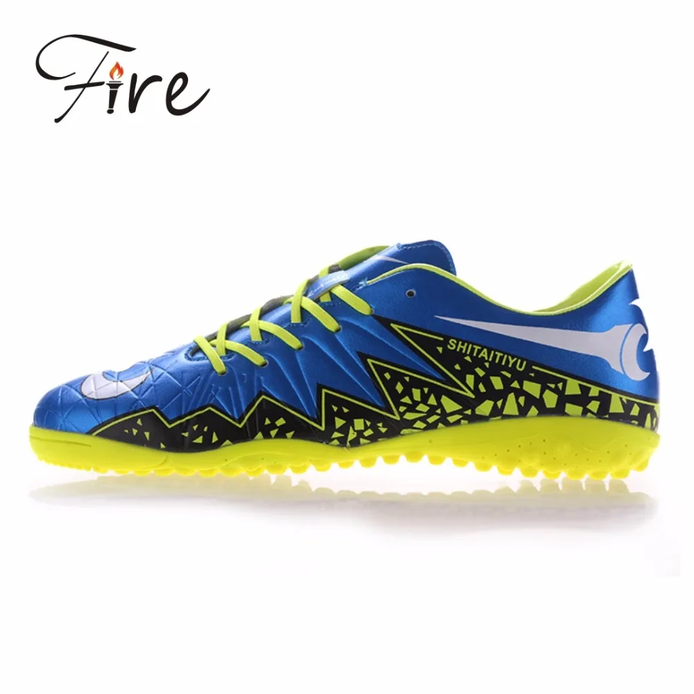 Image Mens Sport Soccer Shoes Outdoor Long Spikes Football Shoes Boys Soccer Sneakers  Athletic Trainers for Man Futsal Shoes