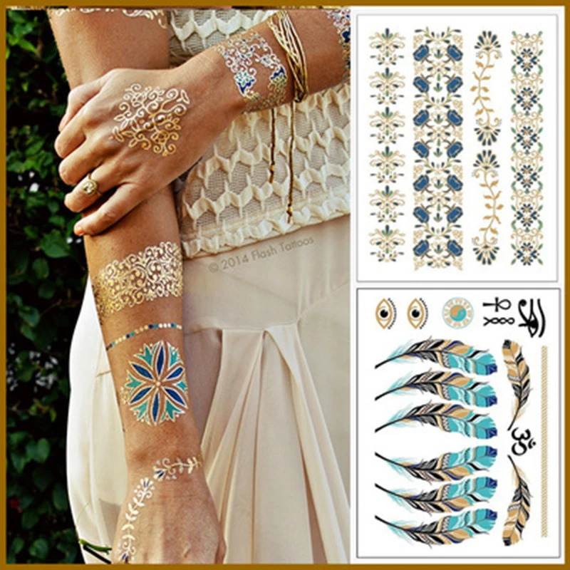 Hot Stamping Tattoo Stickers Fashion Creative Charm Ladies Waterproof Tattoo Stickers
Hot Stamping Tattoo Stickers Fashion Creative Charm Ladies Waterproof Tattoo Stickers