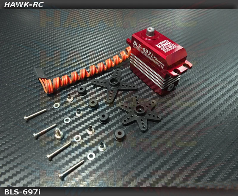 1PC Metal Servoking BLS-697i3 Brushless Servo Digital Narrow Frequency Lock Tail Steering Gear for RC 550 600 700 800 Helicopter
1PC Metal Servoking BLS-697i3 Brushless Servo Digital Narrow Frequency Lock Tail Steering Gear for RC 550 600 700 800 Helicopter