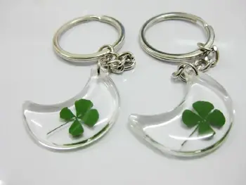 Free Shipping High Quality 12 pcs Real Four Leaf Clover Fashion Shamrock Moon Style Seed Keychain Jewelry
Free Shipping High Quality 12 pcs Real Four Leaf Clover Fashion Shamrock Moon Style Seed Keychain Jewelry