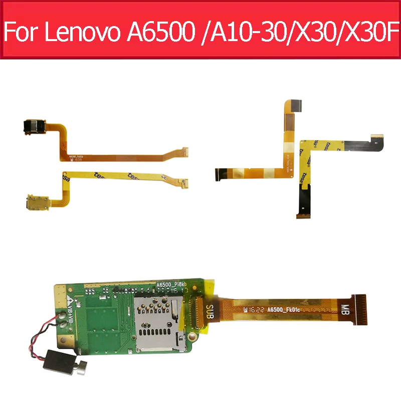 Power & Audio Jack Board Flex Cable For Lenovo Tab 2 A10-30 YT3-X30 X30F TB2-X30F A6500 FPC Mainboard Connector Flex cable Parts
Power & Audio Jack Board Flex Cable For Lenovo Tab 2 A10-30 YT3-X30 X30F TB2-X30F A6500 FPC Mainboard Connector Flex cable Parts