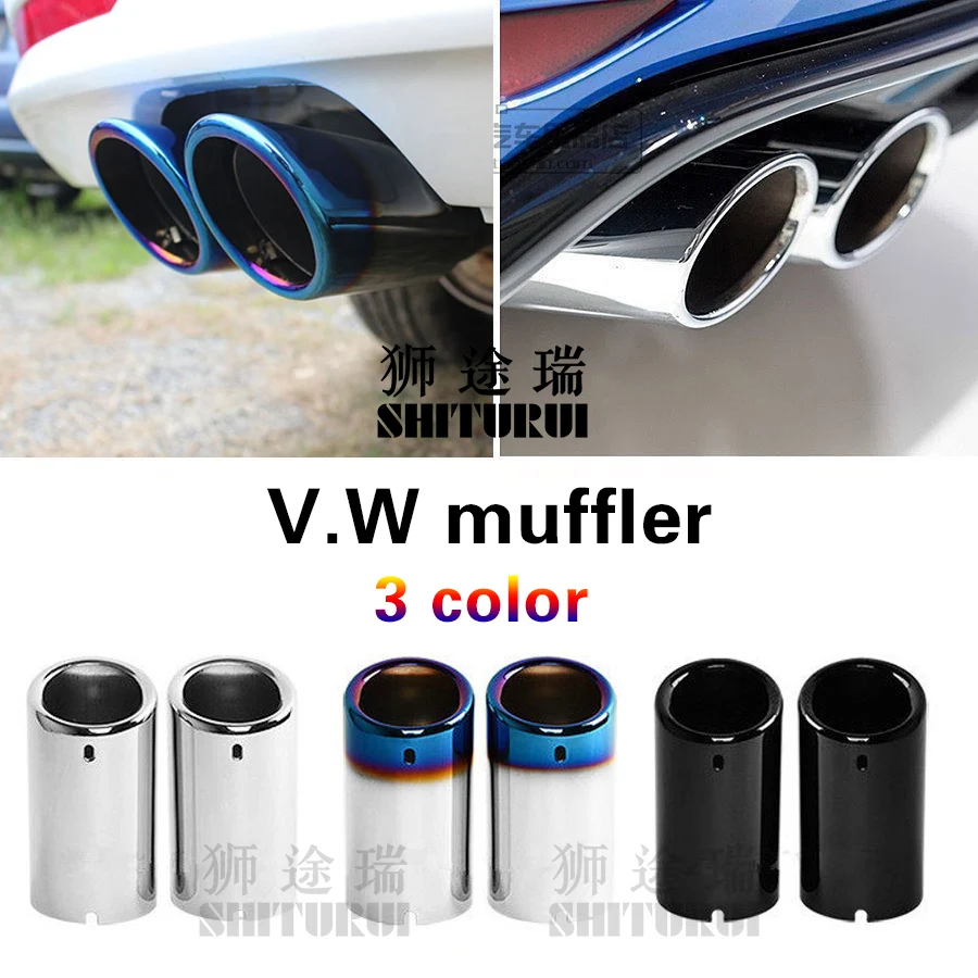 FOR VOLK WAGEN TIGUAN Touran L BORA Magotan Lamando CC Golf 7 Passat SAGITAR 2Pcs/Lot Stainless Steel Car Tip Tailpipe Muffler
FOR VOLK WAGEN TIGUAN Touran L BORA Magotan Lamando CC Golf 7 Passat SAGITAR 2Pcs/Lot Stainless Steel Car Tip Tailpipe Muffler