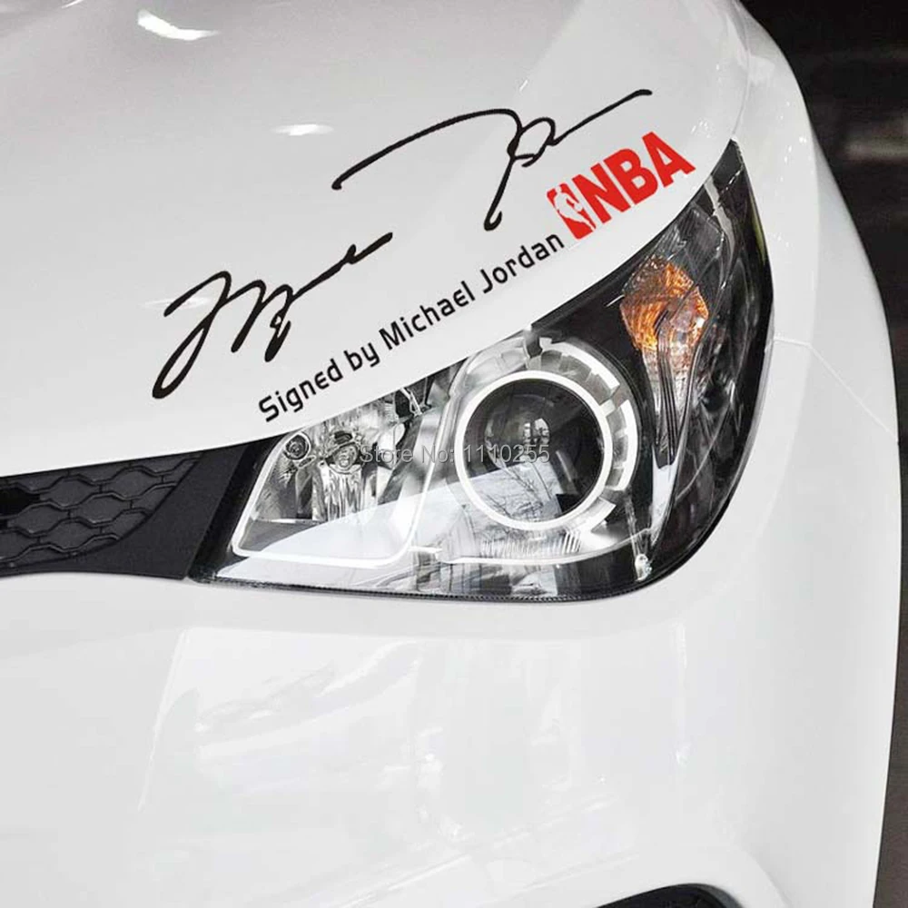 Aliauto Newest Signature Stickers by the MVP Michael Jordan Car Stickers Car Decal for Toyota Honda Lada Tesla VW Ford Chevrolet
Aliauto Newest Signature Stickers by the MVP Michael Jordan Car Stickers Car Decal for Toyota Honda Lada Tesla VW Ford Chevrolet