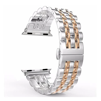 Strap For Apple Watch 5 4 band 44mm 40mm apple watch 3 iwatch band 42mm 38mm pulseira Stainless Steel correa Butterfly watchband
Strap For Apple Watch 5 4 band 44mm 40mm apple watch 3 iwatch band 42mm 38mm pulseira Stainless Steel correa Butterfly watchband
