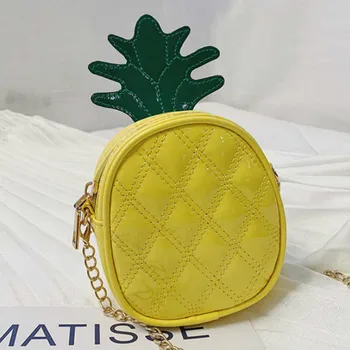 Fashion Bag For Girls Kids Cute Pineapple Shape Handbag Faux Leather Shoulder Bag
Fashion Bag For Girls Kids Cute Pineapple Shape Handbag Faux Leather Shoulder Bag