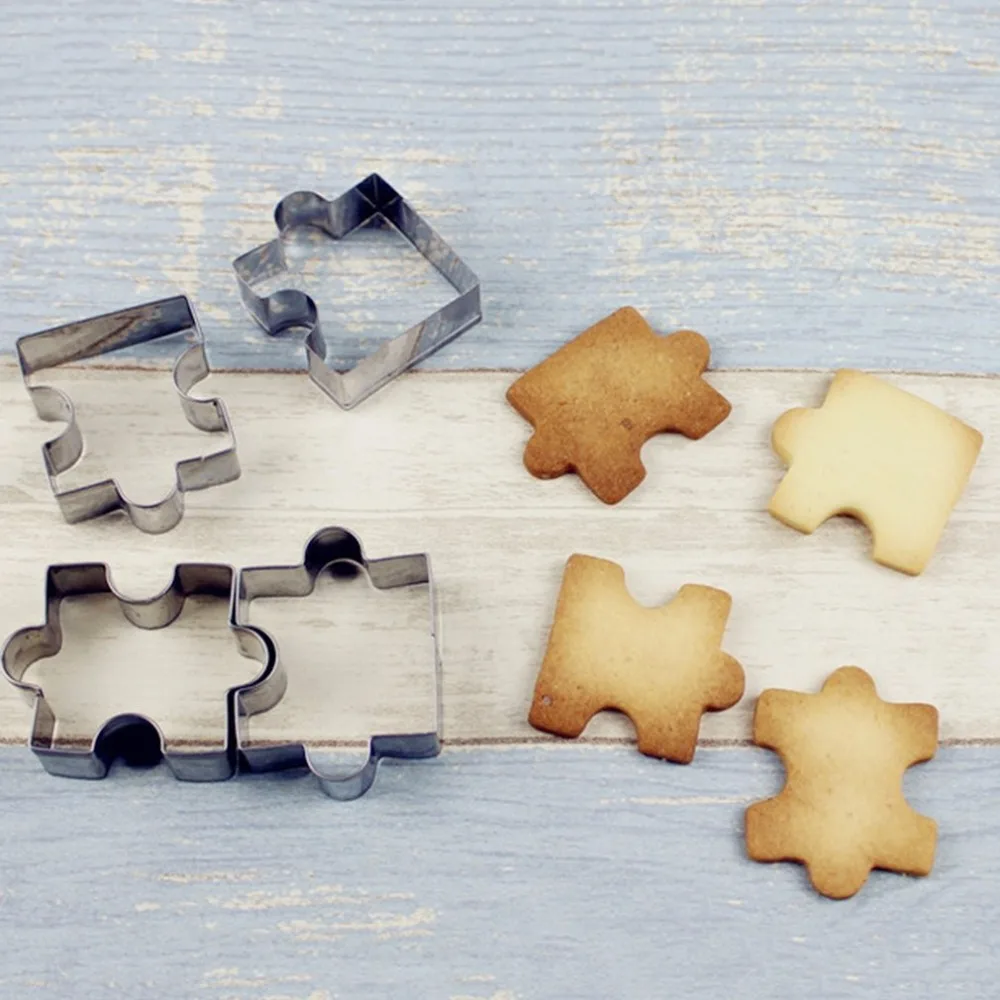 Durable Puzzle Shape Stainless Steel Cookie Cutter DIY Home Kitchen Baking Mould Cookies Biscuit Fondant Cutter Mold
Durable Puzzle Shape Stainless Steel Cookie Cutter DIY Home Kitchen Baking Mould Cookies Biscuit Fondant Cutter Mold