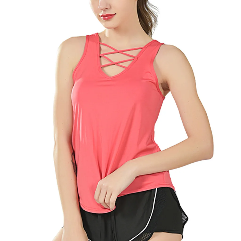 Running tshirt Women Loose Gym Fitness sports tank tops Breathable Ladies Casual Sleeveless T-Shirt Yoga Tops Quick Dry
Running tshirt Women Loose Gym Fitness sports tank tops Breathable Ladies Casual Sleeveless T-Shirt Yoga Tops Quick Dry