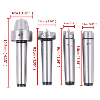 4pcs MT2 Wood Lathe Woodworking Interchangeable Live Center Set MT2 Arbor for Wood Turning Tool
4pcs MT2 Wood Lathe Woodworking Interchangeable Live Center Set MT2 Arbor for Wood Turning Tool