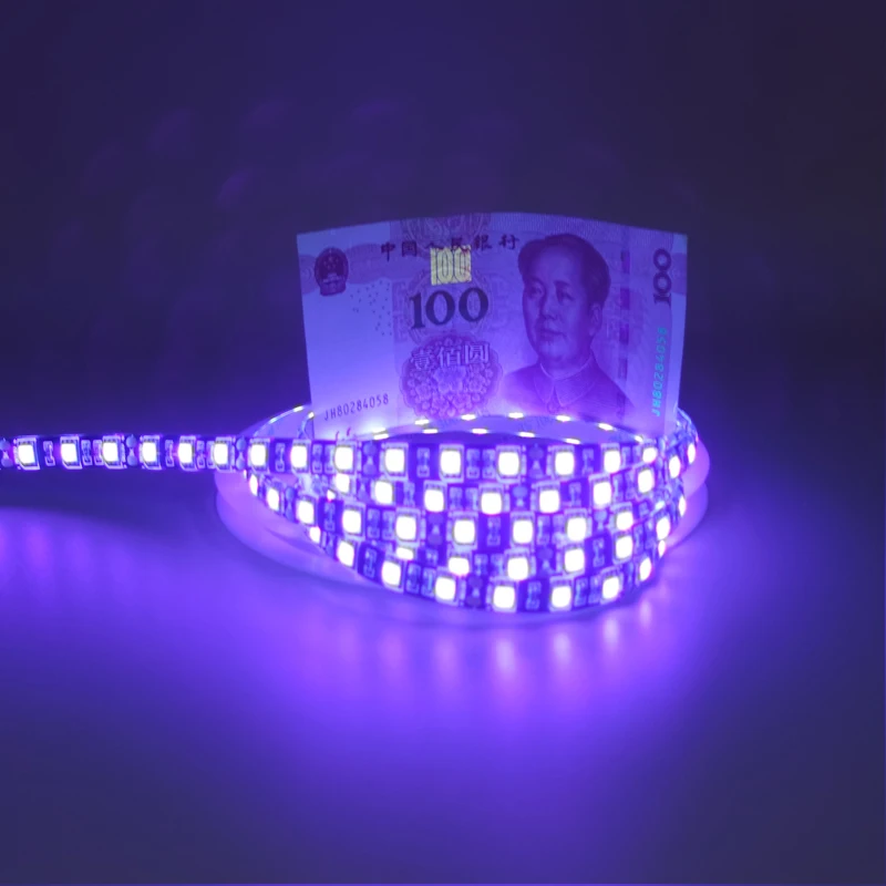 UV Ultraviolet Led Strip 5050 60LEDs/m DC12V Waterproof / Non Waterproof Neon Tape lamp 5M
UV Ultraviolet Led Strip 5050 60LEDs/m DC12V Waterproof / Non Waterproof Neon Tape lamp 5M