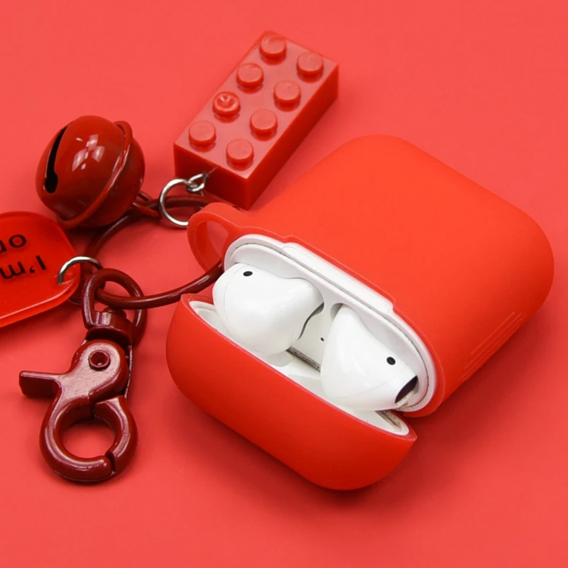 New Airpods1/2 Generation Protective Cover Wireless Bluetooth Headset Silicone Protective Shell with Pendant for Apple Air Pods
New Airpods1/2 Generation Protective Cover Wireless Bluetooth Headset Silicone Protective Shell with Pendant for Apple Air Pods