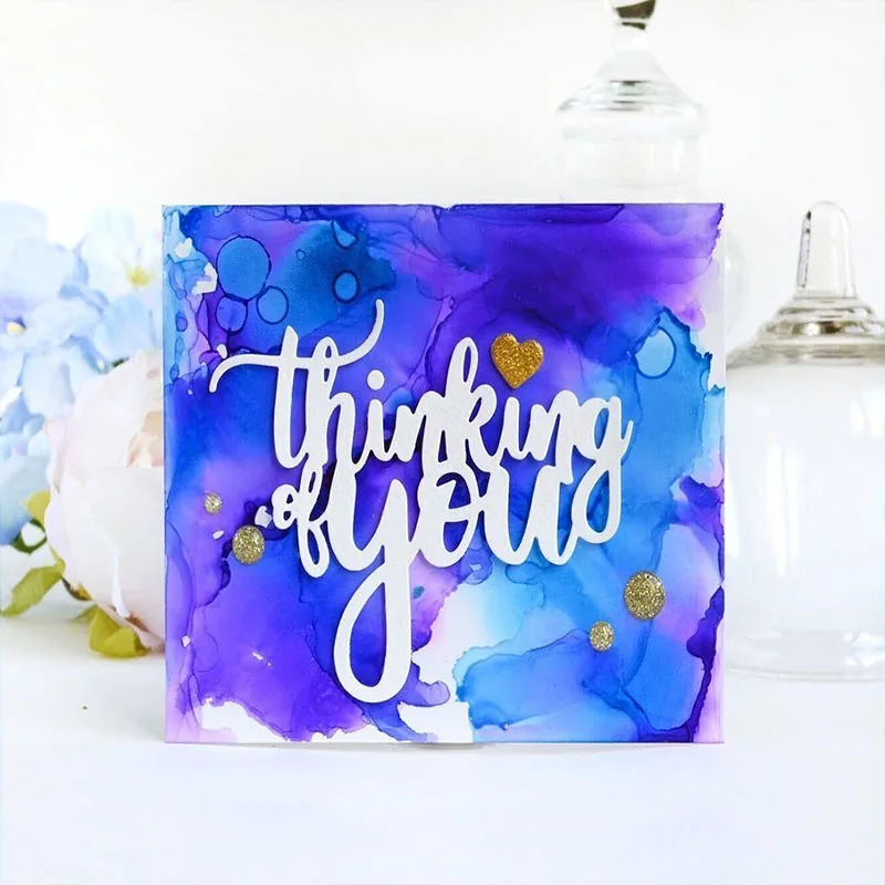 Thinking You Words Metal Cutting Dies Stencil for DIY Scrapbooking Album Embossing Paper Card Decorative Crafts Diecuts New 2018 
Thinking You Words Metal Cutting Dies Stencil for DIY Scrapbooking Album Embossing Paper Card Decorative Crafts Diecuts New 2018