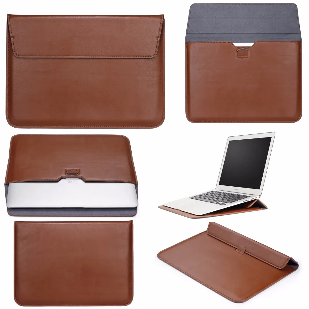 LYBALL PU Leather Sleeve Bag Case with Stand Function for Macbook Ultrabook Sleeve Carry Bag Laptop Cover for Mac Air 11 13 inch
LYBALL PU Leather Sleeve Bag Case with Stand Function for Macbook Ultrabook Sleeve Carry Bag Laptop Cover for Mac Air 11 13 inch