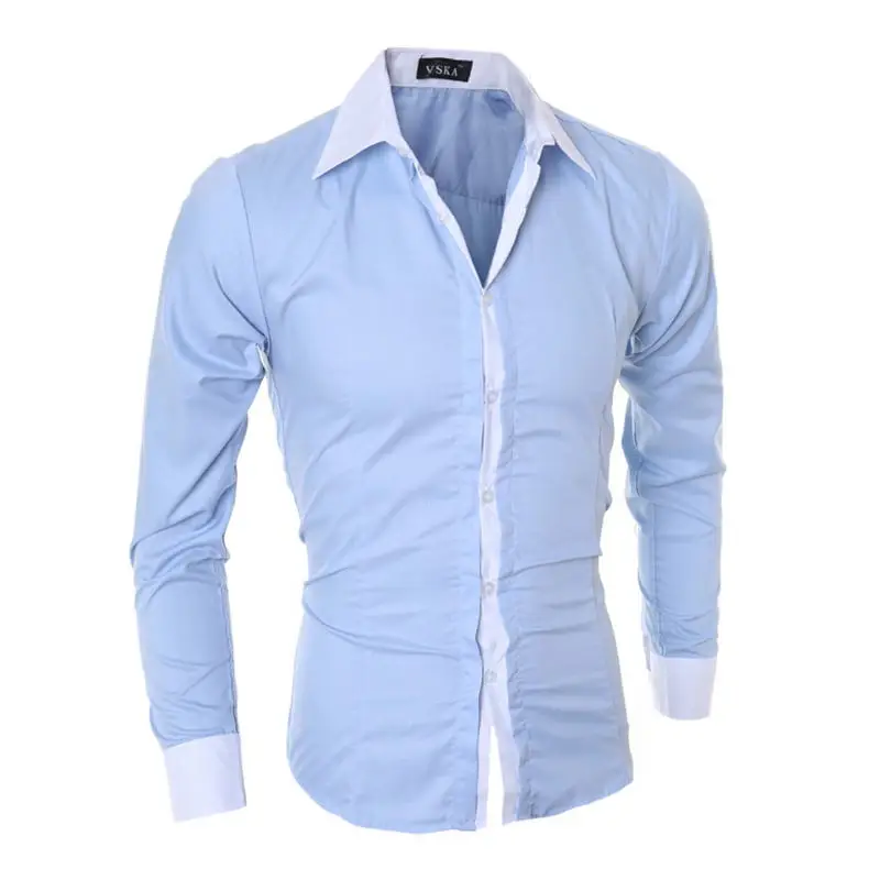 Men's Shirts 2018 Spring New Fashion Brand Fit Solid color Shirt Male Long Sleeves Casual Shirt Camisa Masculina Size M-XXL
Men's Shirts 2018 Spring New Fashion Brand Fit Solid color Shirt Male Long Sleeves Casual Shirt Camisa Masculina Size M-XXL