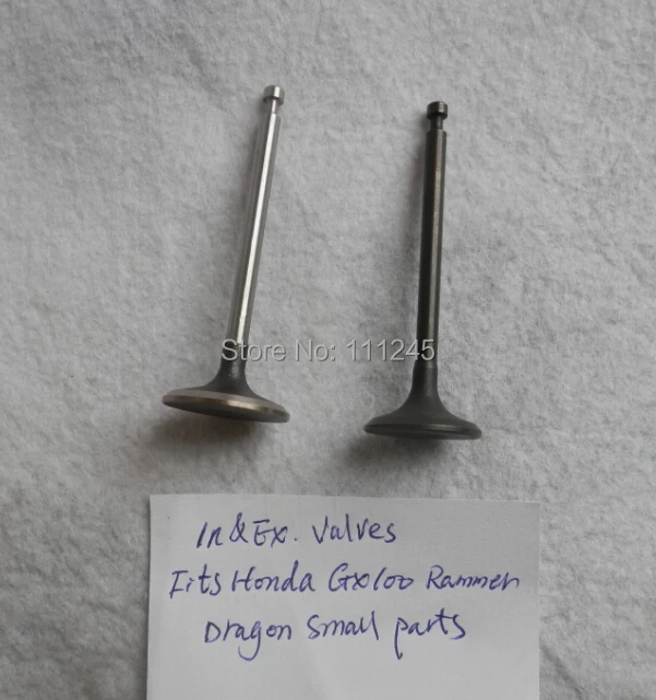 IN.& EX VALVE SET FOR HONDA GX100 RAMMER INTAKE VALVE & EXHAUST VALVE CHEAP CAMPACTOR JUMPING JACK TAMMPER PARTS
IN.& EX VALVE SET FOR HONDA GX100 RAMMER INTAKE VALVE & EXHAUST VALVE CHEAP CAMPACTOR JUMPING JACK TAMMPER PARTS