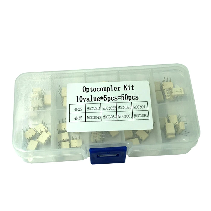 4N25 4N35 MOC3021 MOC3022 MOC3023 MOC3041 MOC3043 MOC3052 MOC3061 MOC3063 DIP Optocoupler Kit 10value*5pcs=50pcs diy electronic 
4N25 4N35 MOC3021 MOC3022 MOC3023 MOC3041 MOC3043 MOC3052 MOC3061 MOC3063 DIP Optocoupler Kit 10value*5pcs=50pcs diy electronic