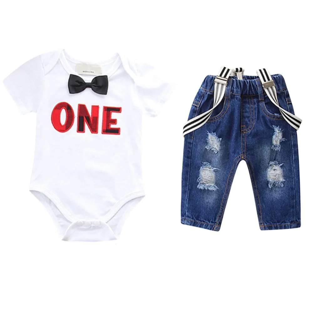 Cute 1st Birthday Outfit for Boy Birthday Party Cake Smash Outfit 2pcs Baby Boy Suspender Pants + Romper Letter Boys Clothse
Cute 1st Birthday Outfit for Boy Birthday Party Cake Smash Outfit 2pcs Baby Boy Suspender Pants + Romper Letter Boys Clothse