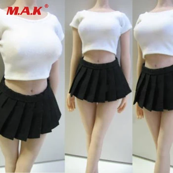 1/6 scale female girl woman wears model white T-shirt short skirt sexy cute for 12" lady action figure toys accessories
1/6 scale female girl woman wears model white T-shirt short skirt sexy cute for 12" lady action figure toys accessories