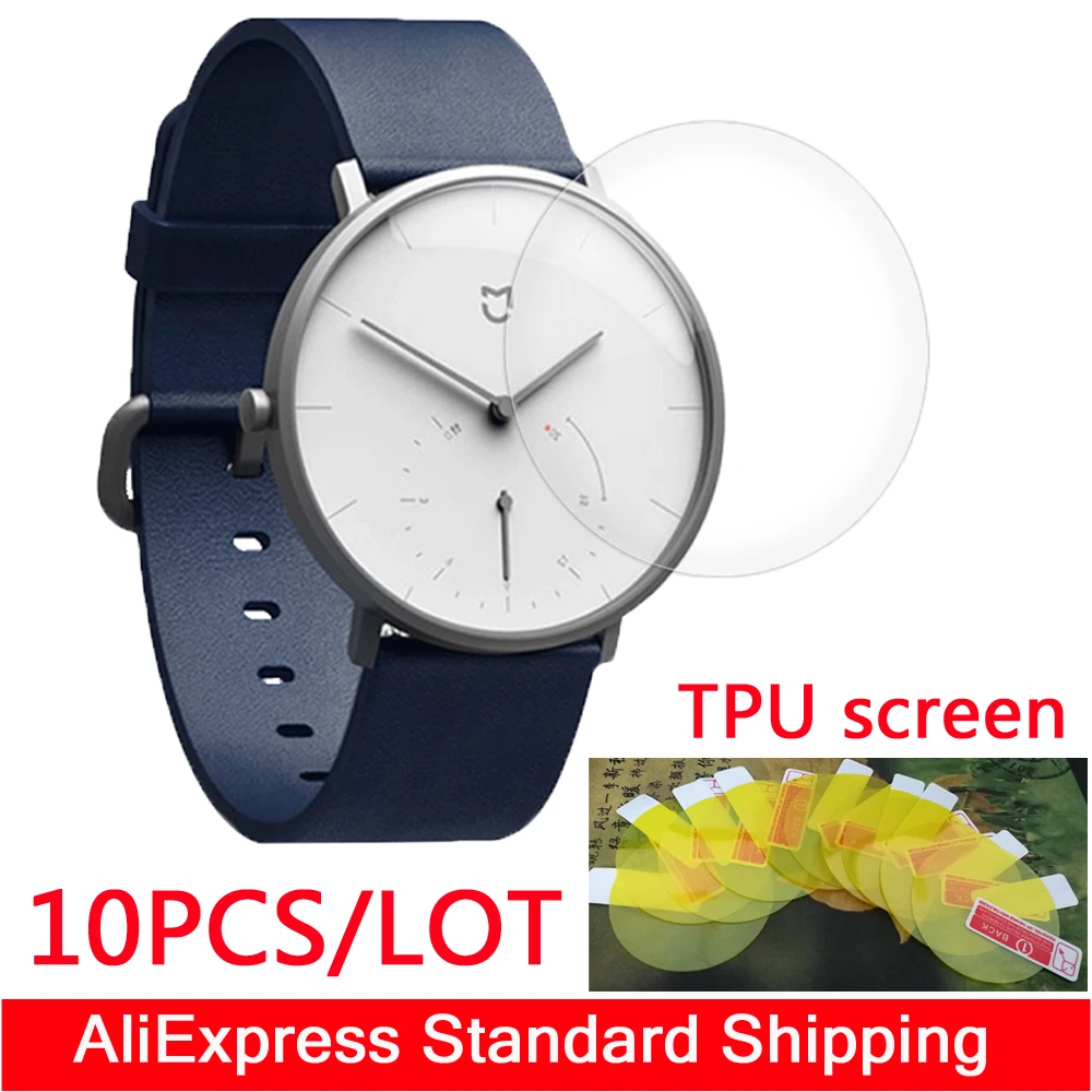 10PCS/LOT For Xiaomi Mijia Quartz Watch Screen Protector TPU Soft Full cover film waterproof /scratch-resistant for Xiaomi watch
10PCS/LOT For Xiaomi Mijia Quartz Watch Screen Protector TPU Soft Full cover film waterproof /scratch-resistant for Xiaomi watch