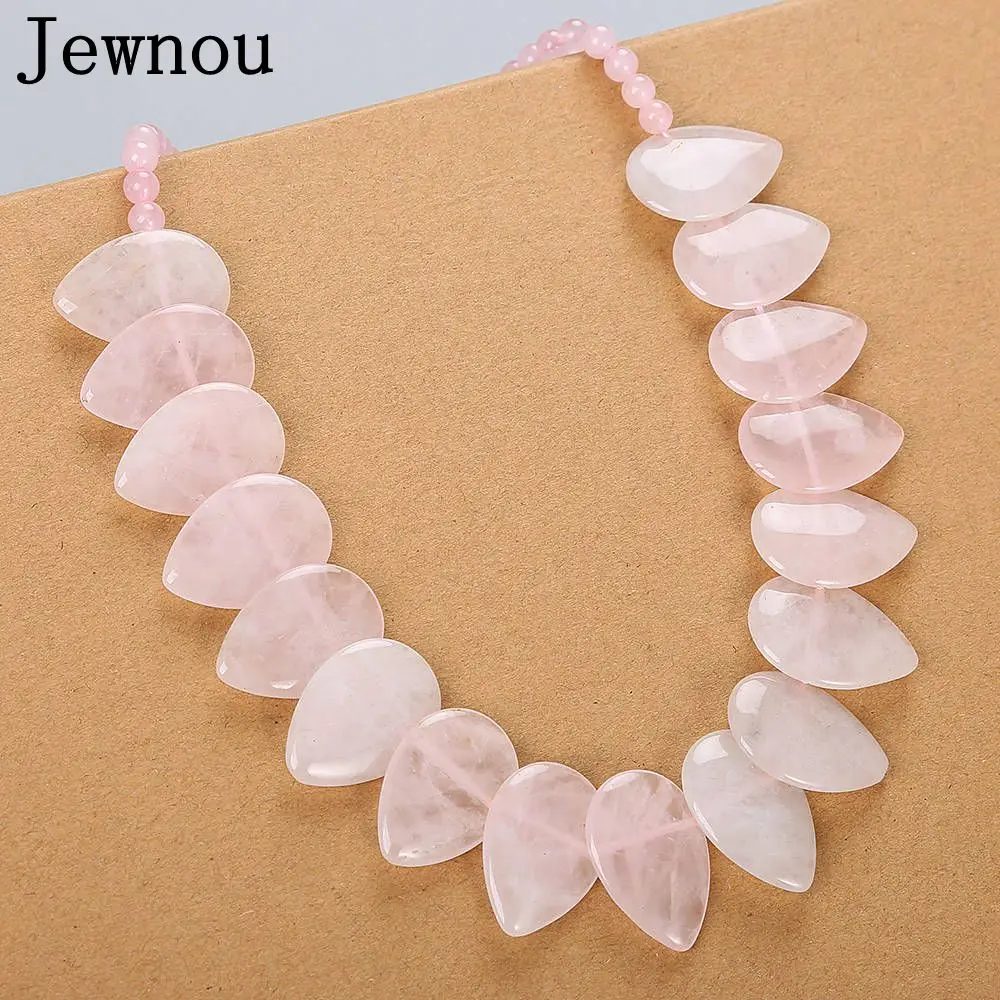 Jewnou Rose Quartz Necklace Women Reiki Gemstone Bead Elastic Rope Lovers Lucky Jewelry health Wristband Kristal Unicornio Gift
Jewnou Rose Quartz Necklace Women Reiki Gemstone Bead Elastic Rope Lovers Lucky Jewelry health Wristband Kristal Unicornio Gift