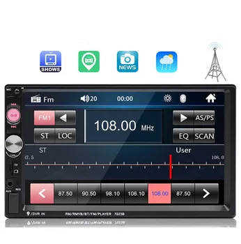 Universal 2 din Car Multimedia Player Autoradio 2din Stereo 7" Touch Screen Video MP5 Player Auto Radio Backup Camera bluetooth
Universal 2 din Car Multimedia Player Autoradio 2din Stereo 7" Touch Screen Video MP5 Player Auto Radio Backup Camera bluetooth