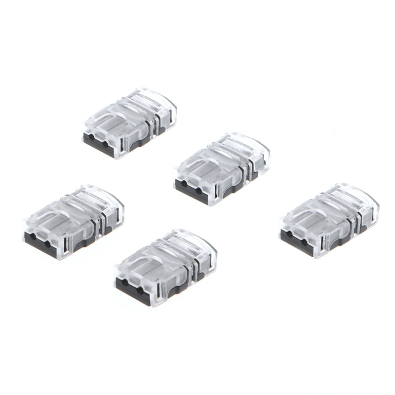 NEW 5 Pcs 10mm 5050 LED Strip Connector 2 Pin For Waterproof Single Color Tape Light Snap Splicer H15
NEW 5 Pcs 10mm 5050 LED Strip Connector 2 Pin For Waterproof Single Color Tape Light Snap Splicer H15
