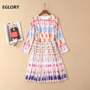 Latest Designer Fashion Dress 2019 Summer Autumn Women Chic Print 3/4 Sleeve Large Swing Dress Ladies Casual Work Dress Sweet
Latest Designer Fashion Dress 2019 Summer Autumn Women Chic Print 3/4 Sleeve Large Swing Dress Ladies Casual Work Dress Sweet