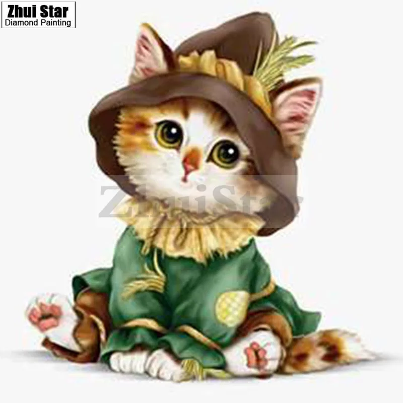 Full Diamond Embroidery Cat wearing a hat DIY Diamond Painting Color Diamond Painting Cross Stitch Rhinestone Decoration gift gx
Full Diamond Embroidery Cat wearing a hat DIY Diamond Painting Color Diamond Painting Cross Stitch Rhinestone Decoration gift gx